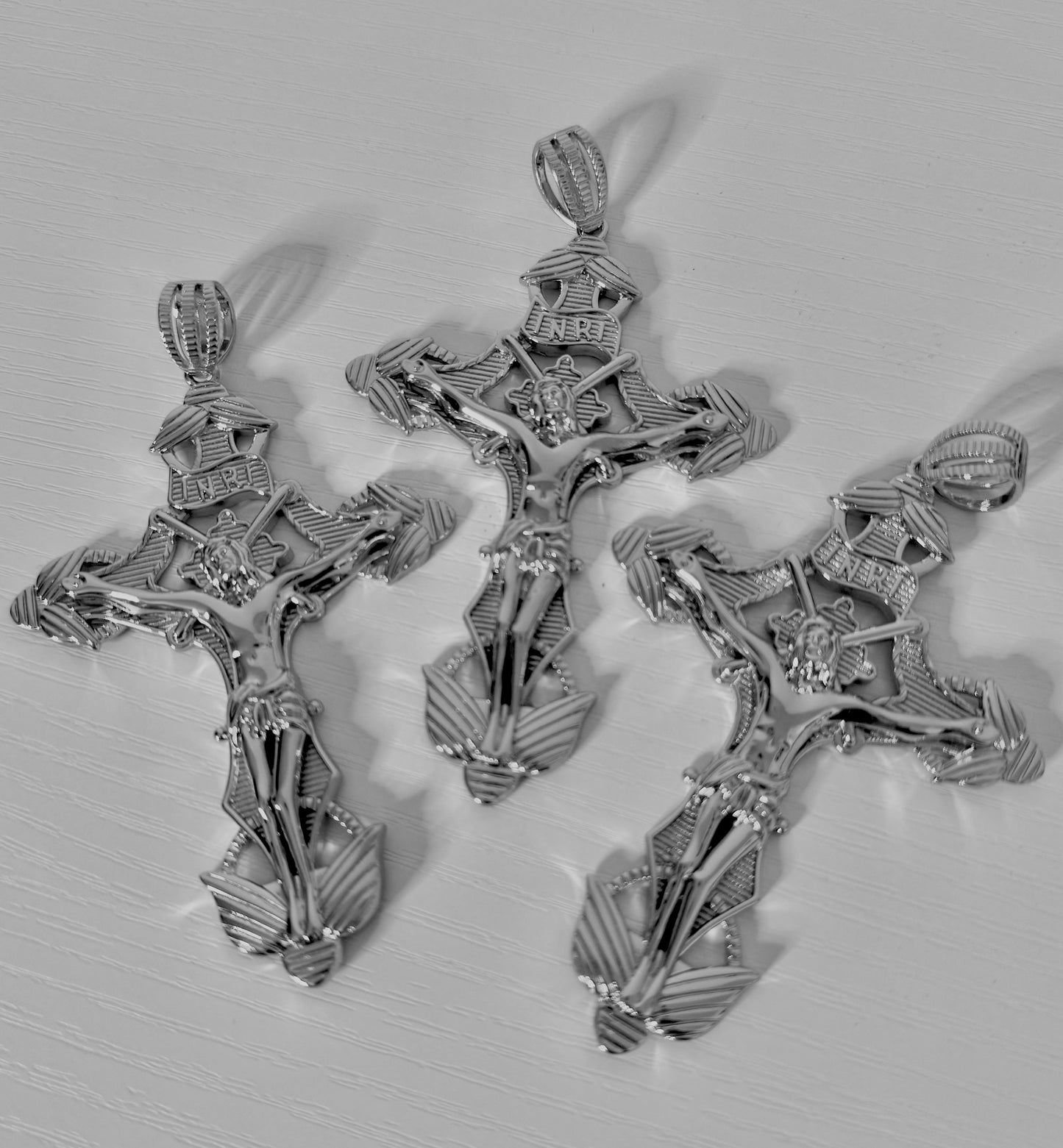 Silver 4inch INRI Pendant