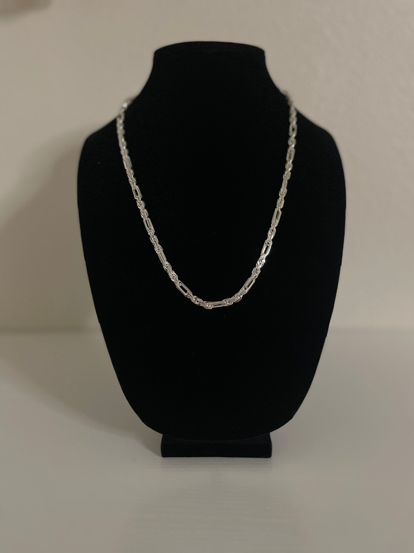 5mm Silver Filled Milano Rope Chain (24inch)